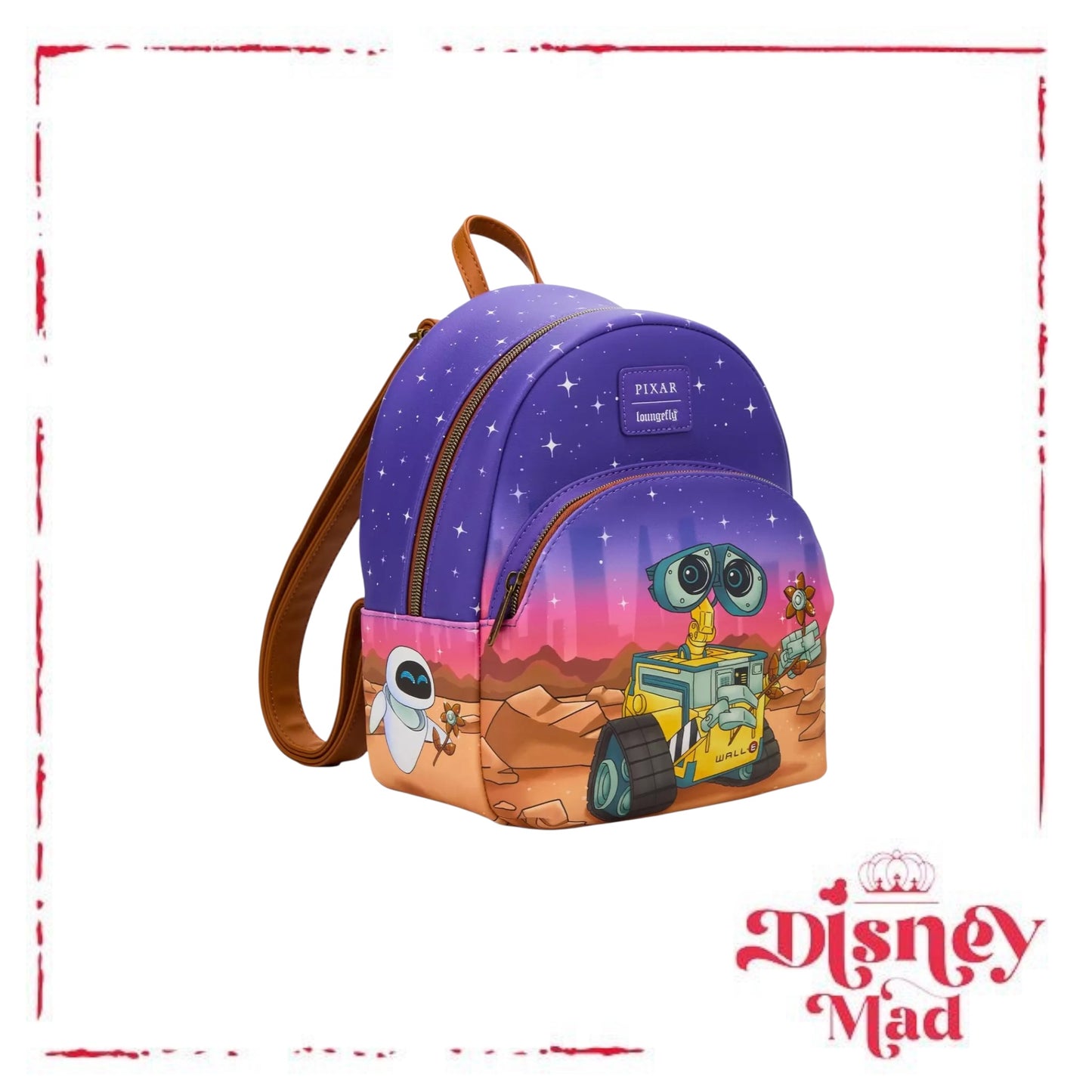 Loungefly Disney Pixar WALL-E Night Scene Mini Backpack
