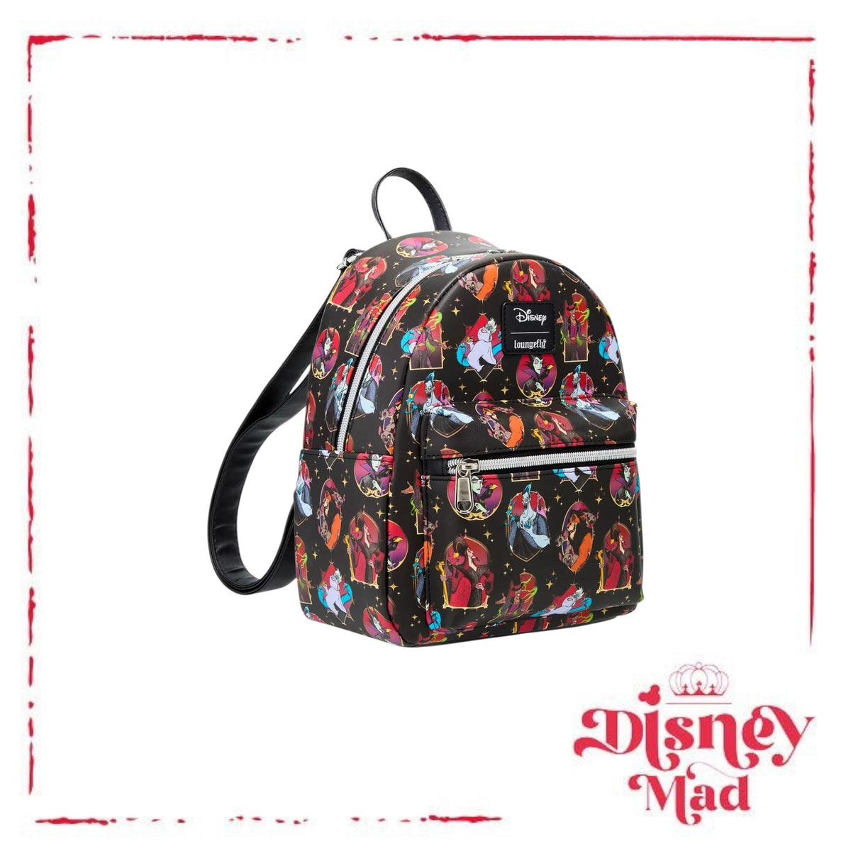 Loungefly Disney Villains Portrait Stars Mini Backpack