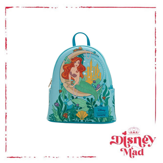 Loungefly Disney The Little Mermaid Moon Ocean Mini Backpack