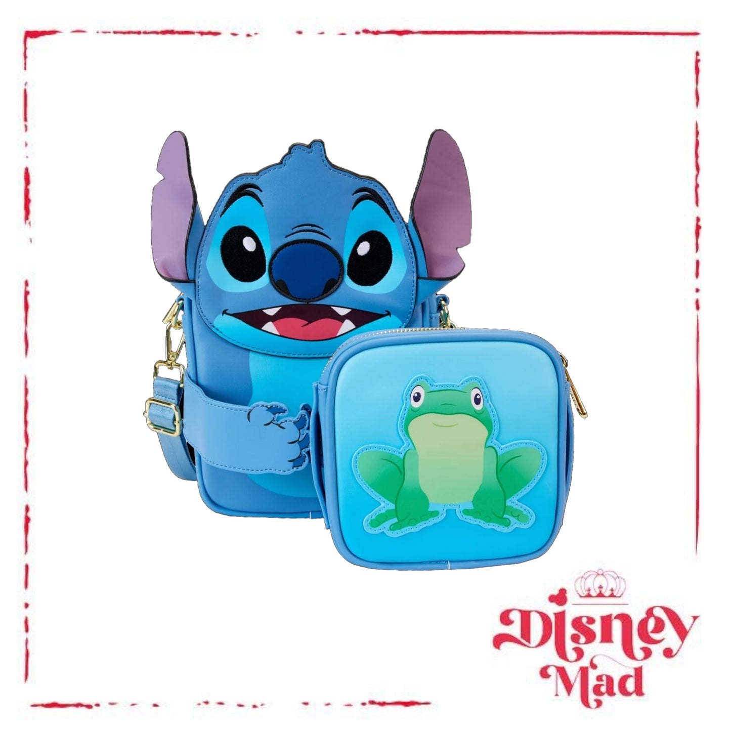 Loungefly Disney Stitch Camping Crossbuddies Bag