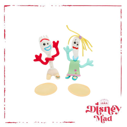 Forky and Karen Beverly Magnetic Mini Shoulder Soft Toy Set, Toy Story - Disney Parks