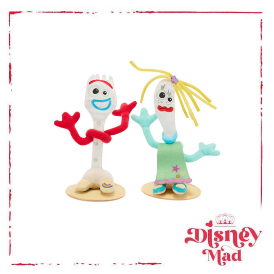 Forky and Karen Beverly Magnetic Mini Shoulder Soft Toy Set, Toy Story - Disney Parks