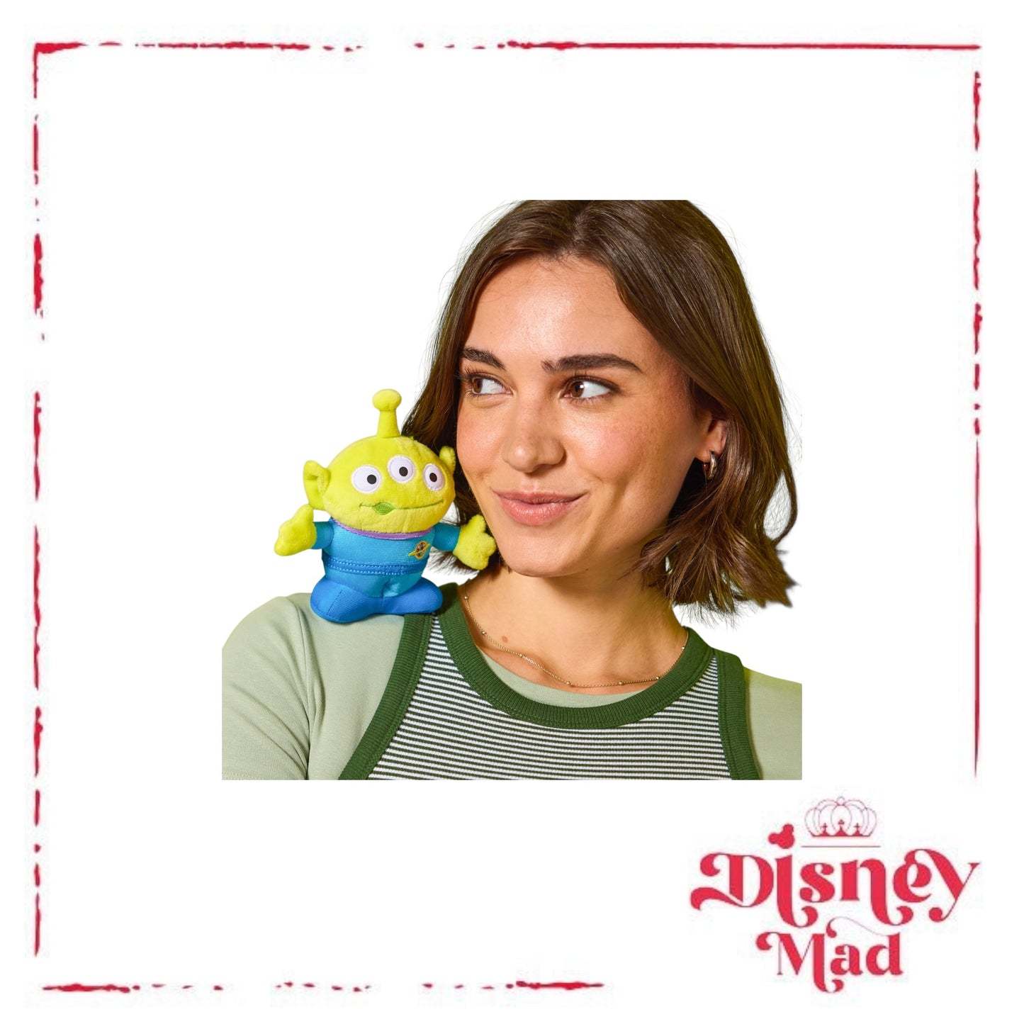 Toy Story Alien Shoulder Pal Talking Soft Toy - Disney Parks