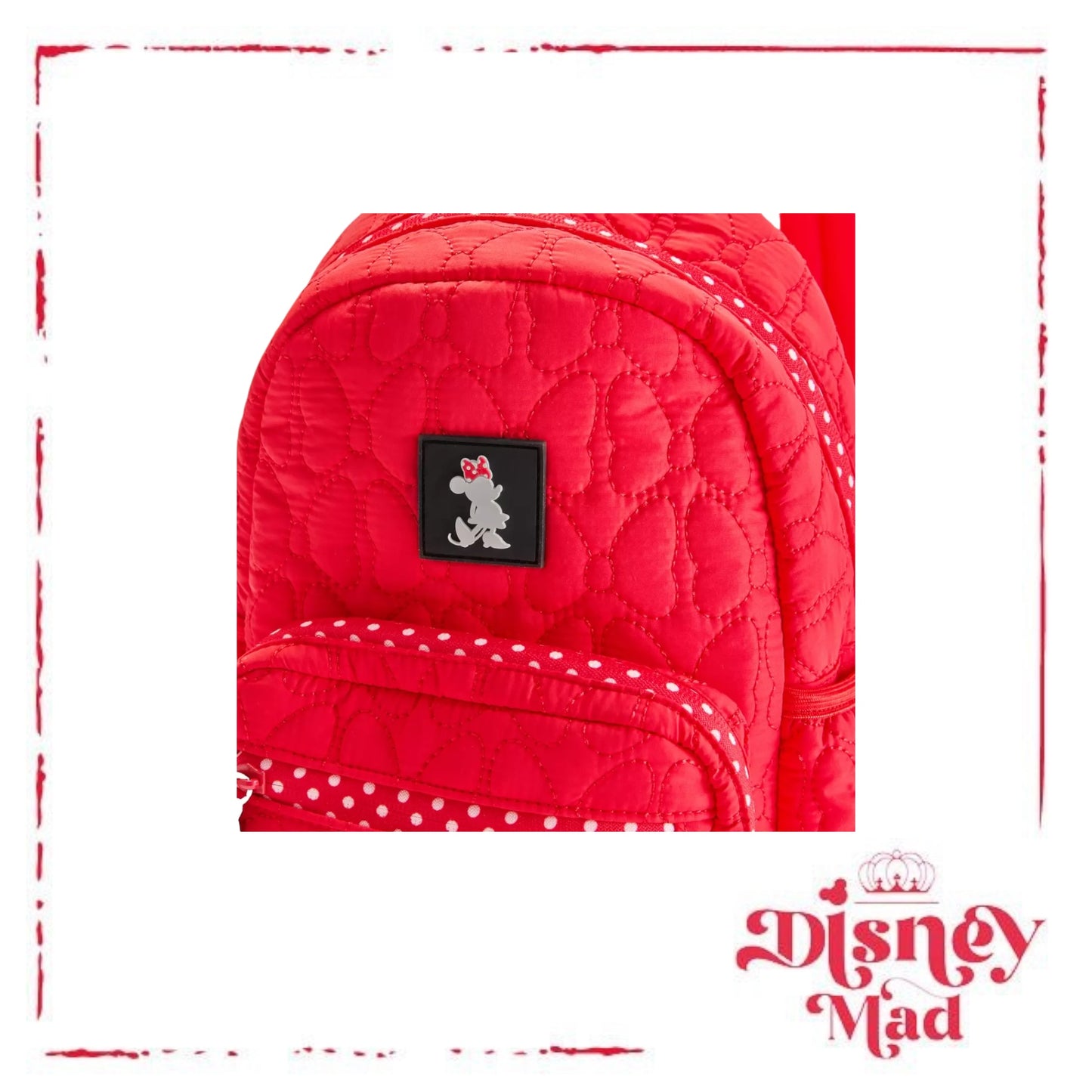 Minnie Mouse Quilted Mini Backpack - Disney Parks