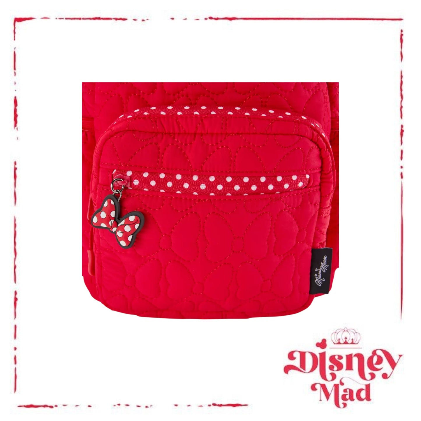 Minnie Mouse Quilted Mini Backpack - Disney Parks