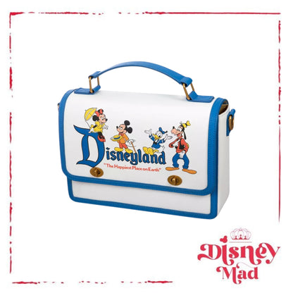 Mickey Mouse and Friends Loungefly Crossbody Bag – Disneyland 70th Anniversary