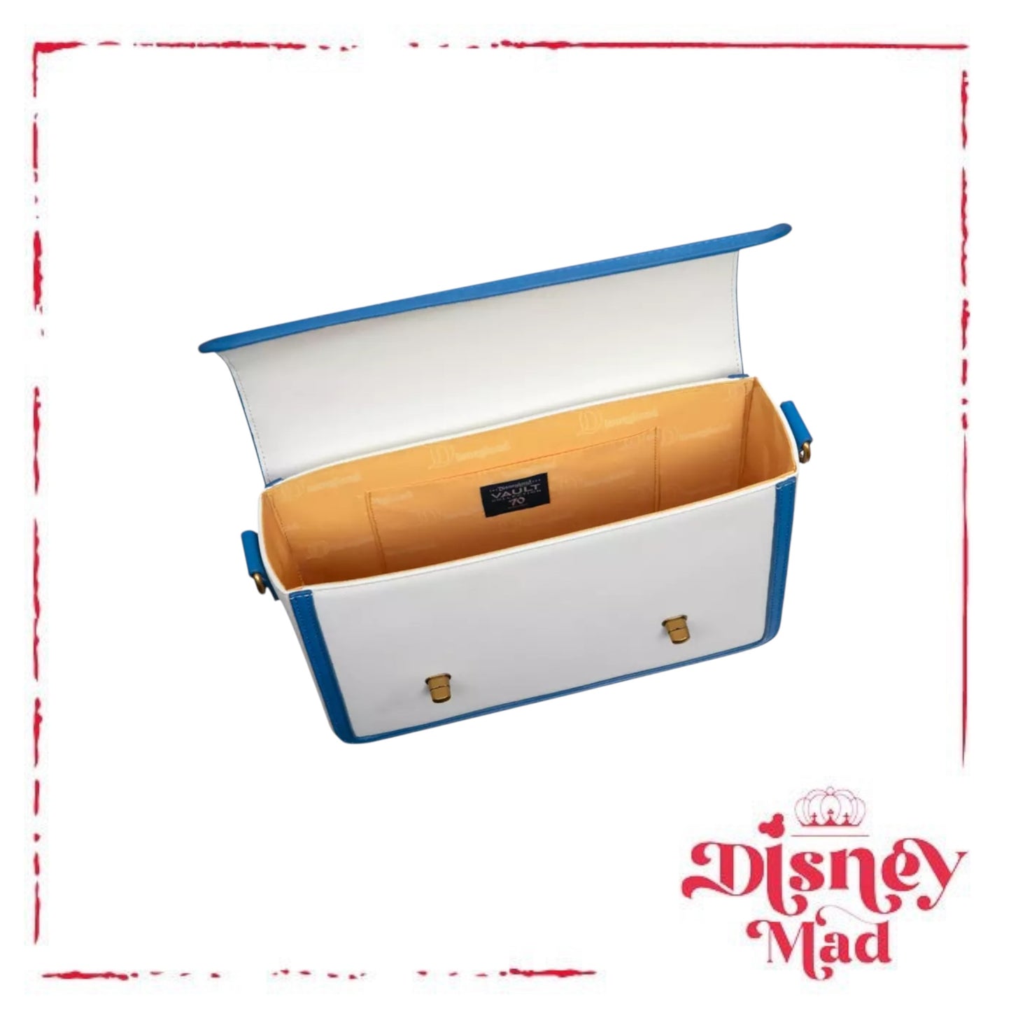 Mickey Mouse and Friends Loungefly Crossbody Bag – Disneyland 70th Anniversary