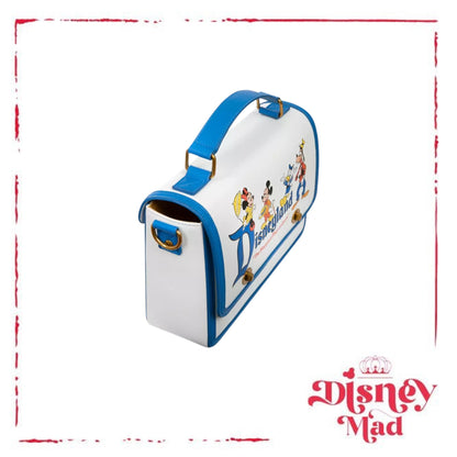 Mickey Mouse and Friends Loungefly Crossbody Bag – Disneyland 70th Anniversary