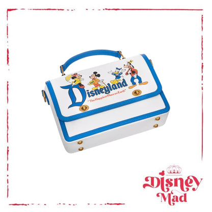 Mickey Mouse and Friends Loungefly Crossbody Bag – Disneyland 70th Anniversary