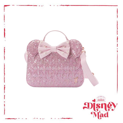 Minnie Mouse Ear Loungefly Crossbody Bag – Rose Pearl - Disney Parks