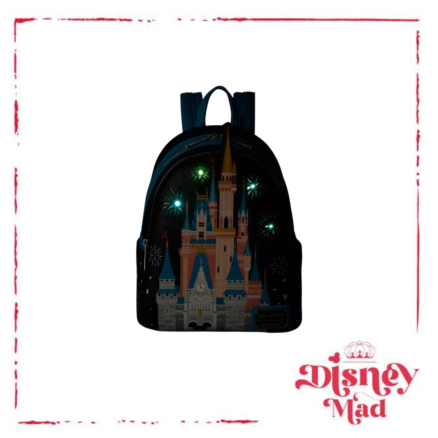Cinderella Castle Light-Up Loungefly Mini Backpack – Walt Disney World