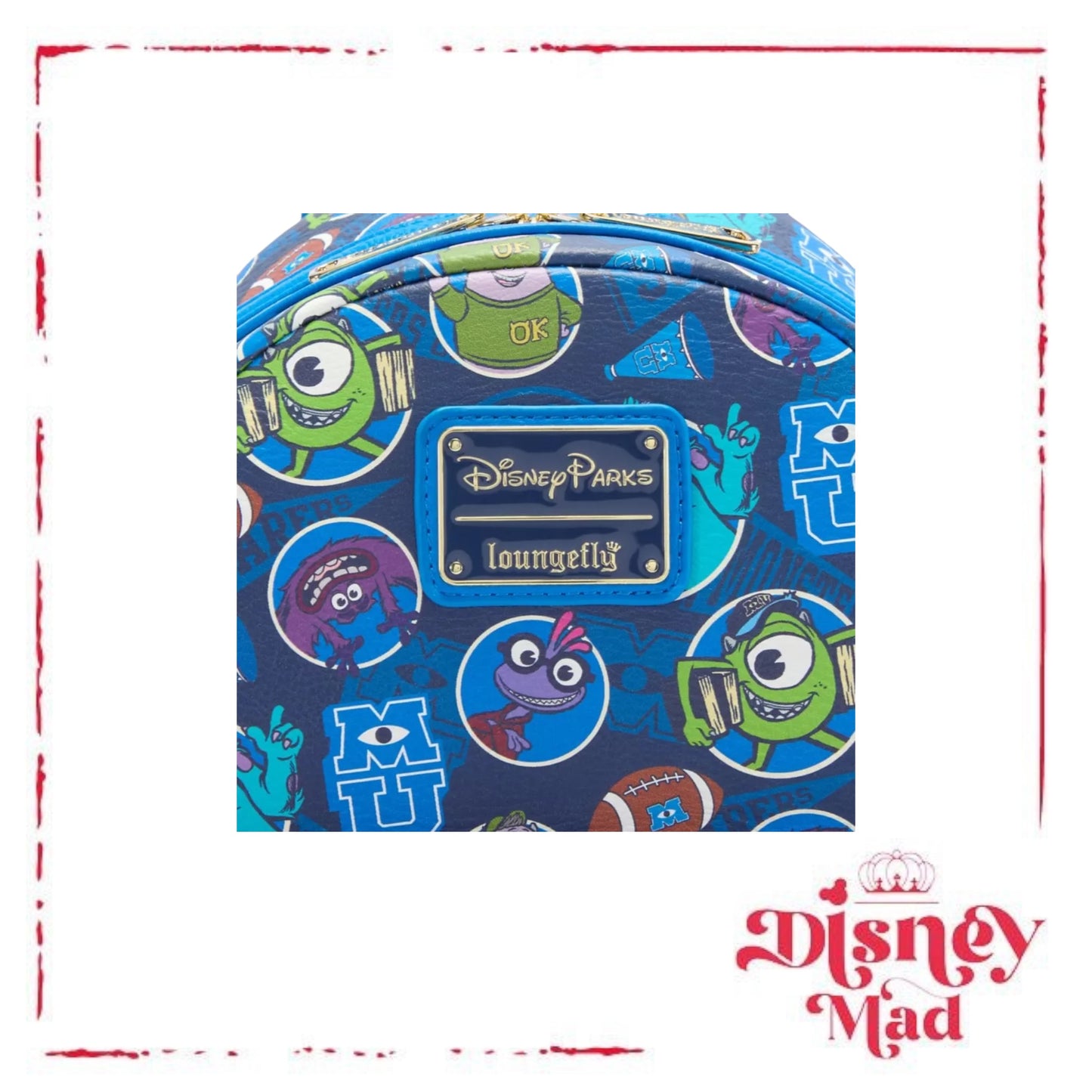 Monsters University Loungefly Mini Backpack - Disney Parks