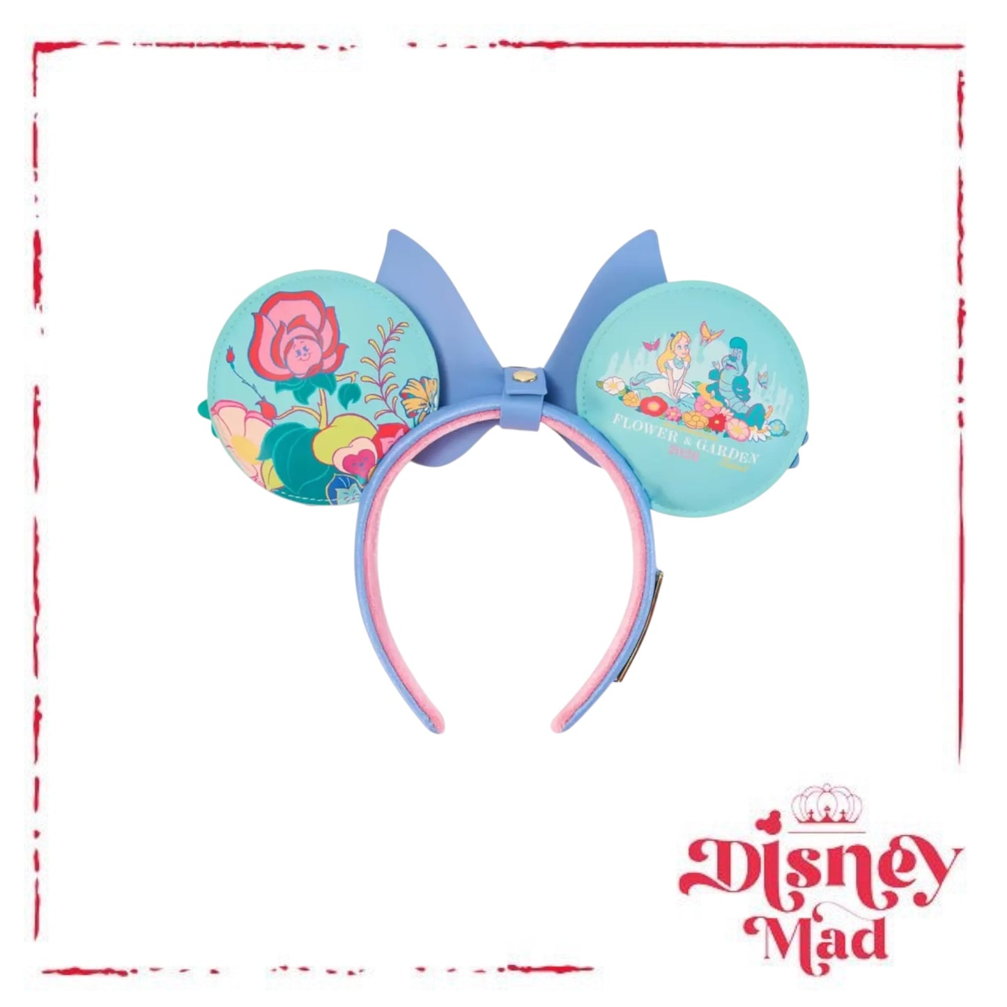 Alice in Wonderland Loungefly Ear Headband for Adults – EPCOT International Flower & Garden Festival 2026