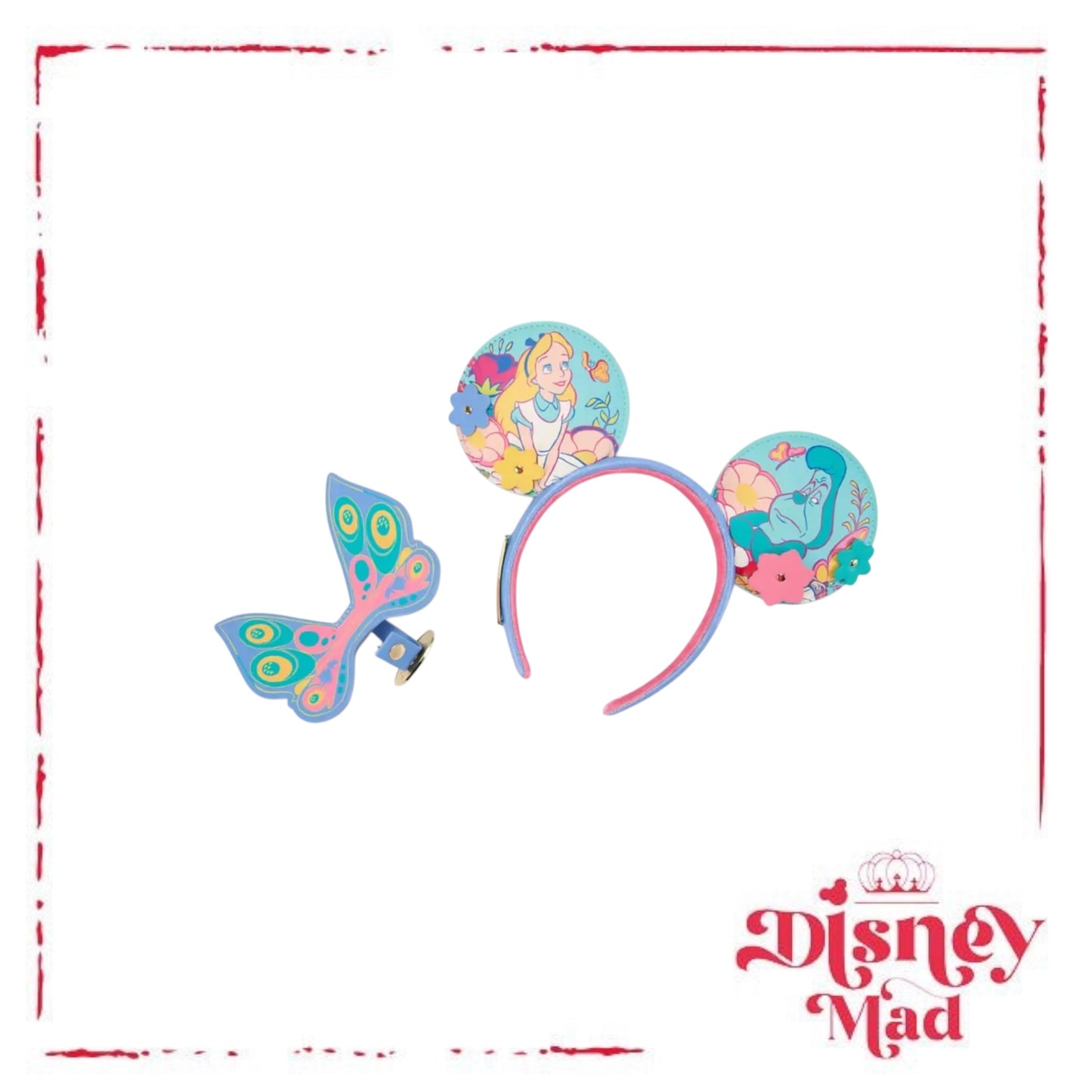 Alice in Wonderland Loungefly Ear Headband for Adults – EPCOT International Flower & Garden Festival 2026
