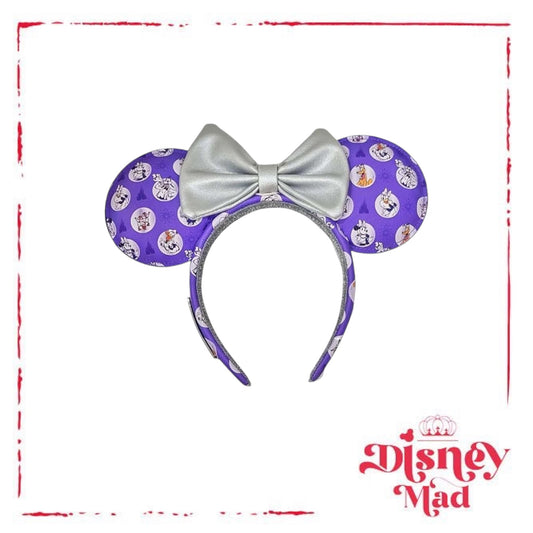 Loungefly Disney Parks Minnie Ear Headband D100 Mickey And Friends Castle Icons