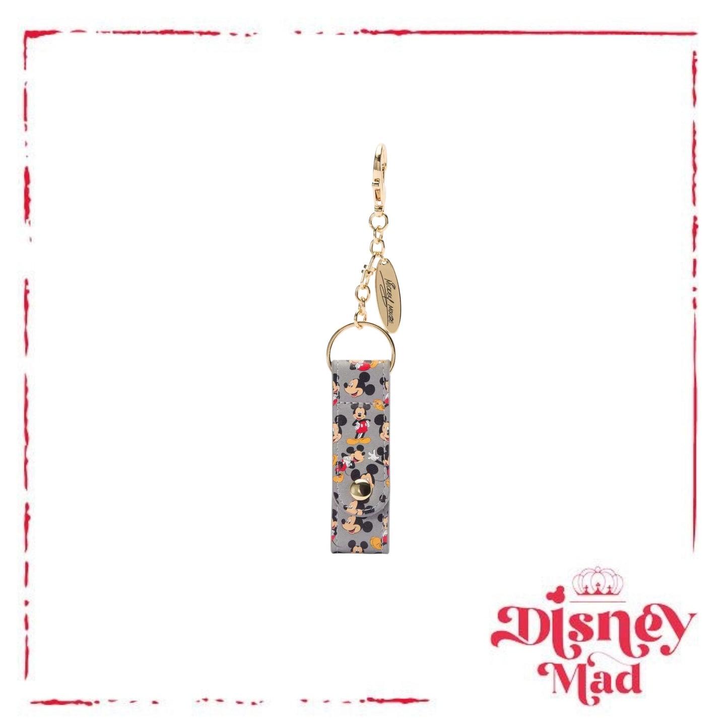 Mickey Mouse Headband Holder Bag Charm - Disney Parks