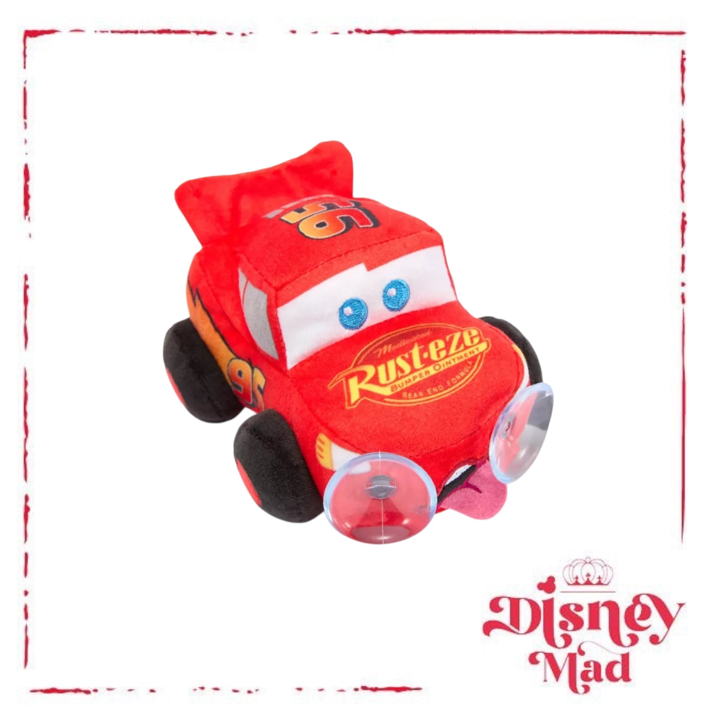 Lightning McQueen Suction Cup Plush - Disney Parks