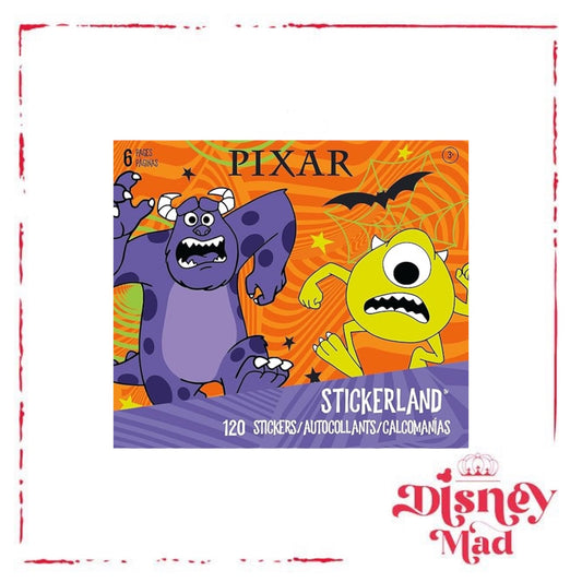 Disney - The Nightmare Before Christmas Folly & Frieght-Mini STICKERLAND Pads-6 PG Mini Stickerland Pad