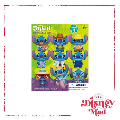 Disney's Stitch Series 6 Bag Clips