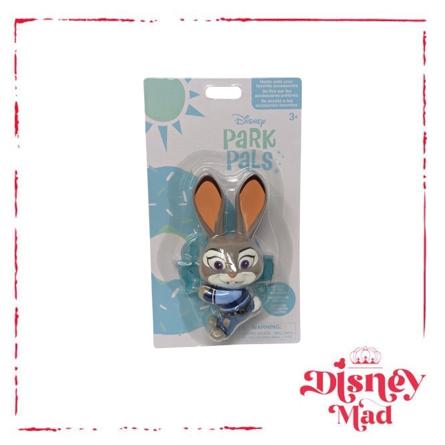 Disney Clip-On Figure - Park Pals - Judy Hopps - Disney Parks