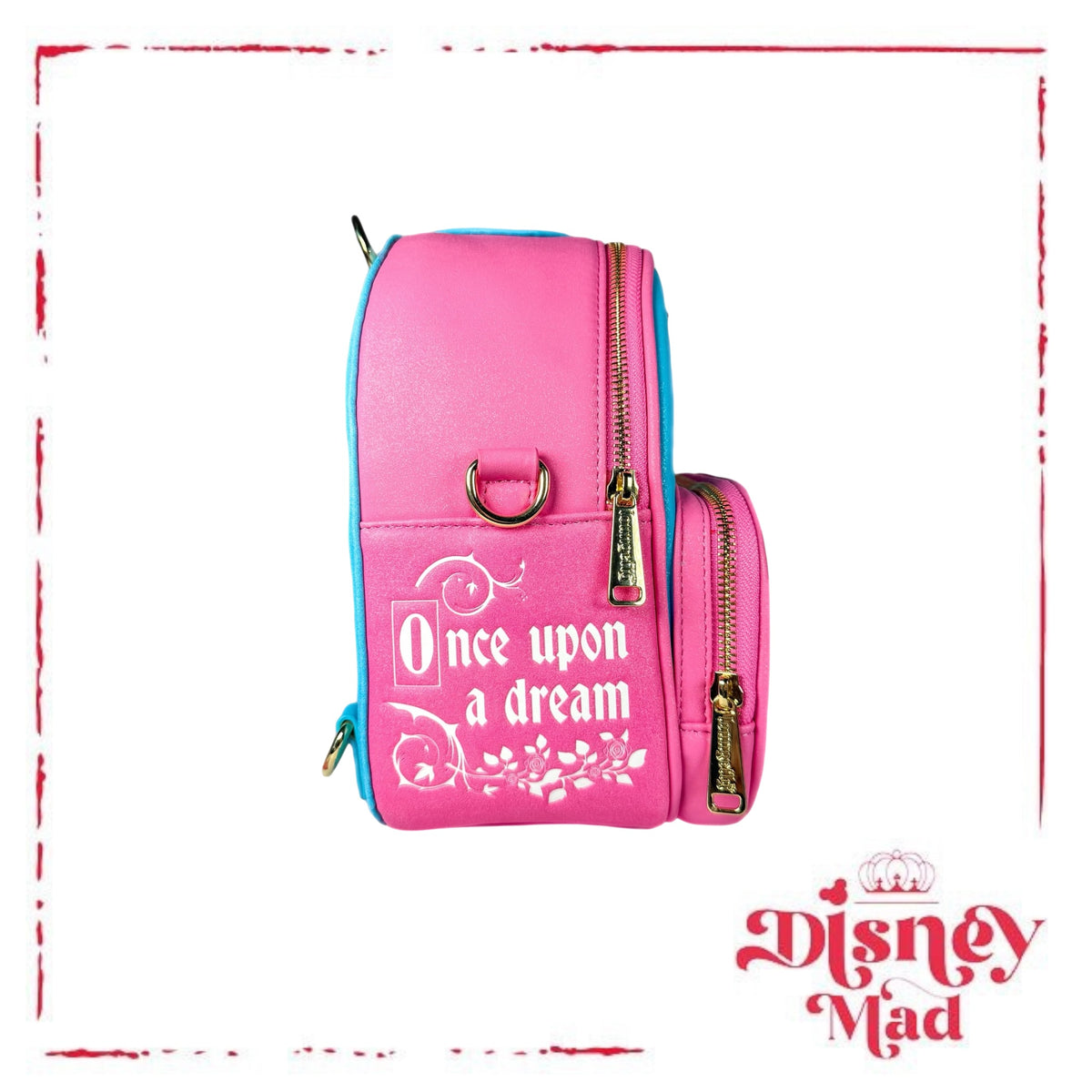 Make it Pink Make it Blue Sleeping Beauty Convertible Exclusive Loungefly Mini Backpack