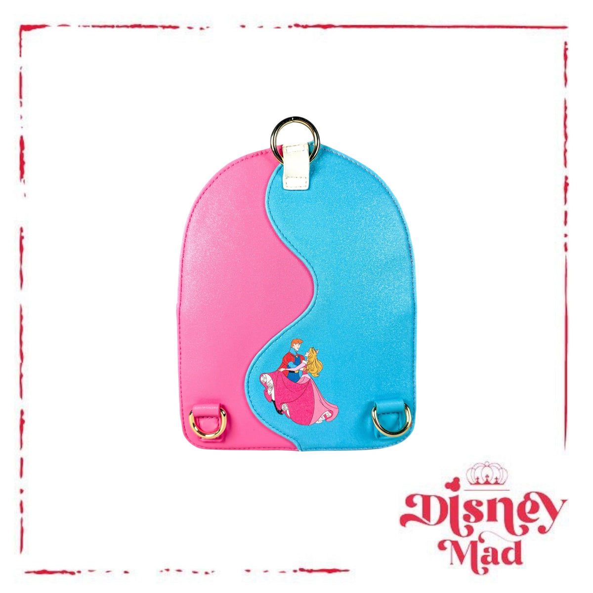Make it Pink Make it Blue Sleeping Beauty Convertible Exclusive Loungefly Mini Backpack