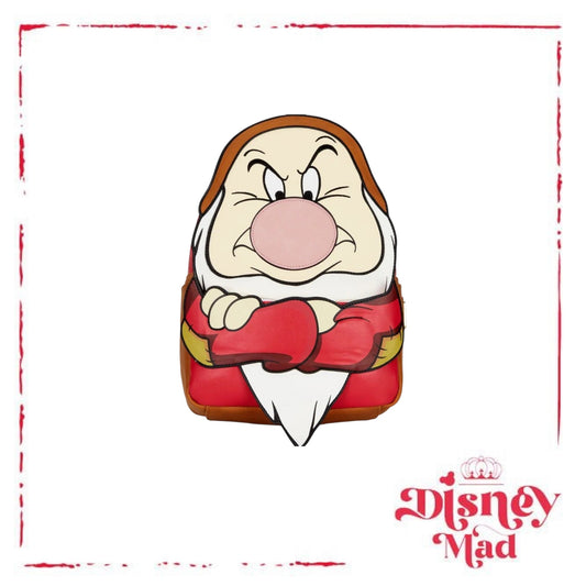 Disney Snow White Grumpy Loungefly Backpack * slight damage*