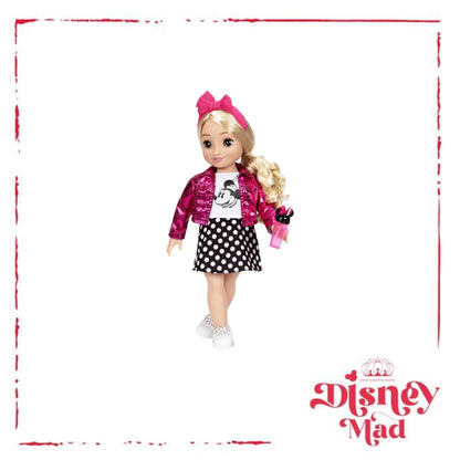 Disney ILY 4ever 18" Minnie Doll Pink Jacket Blonde Hair/Brown Eyes
