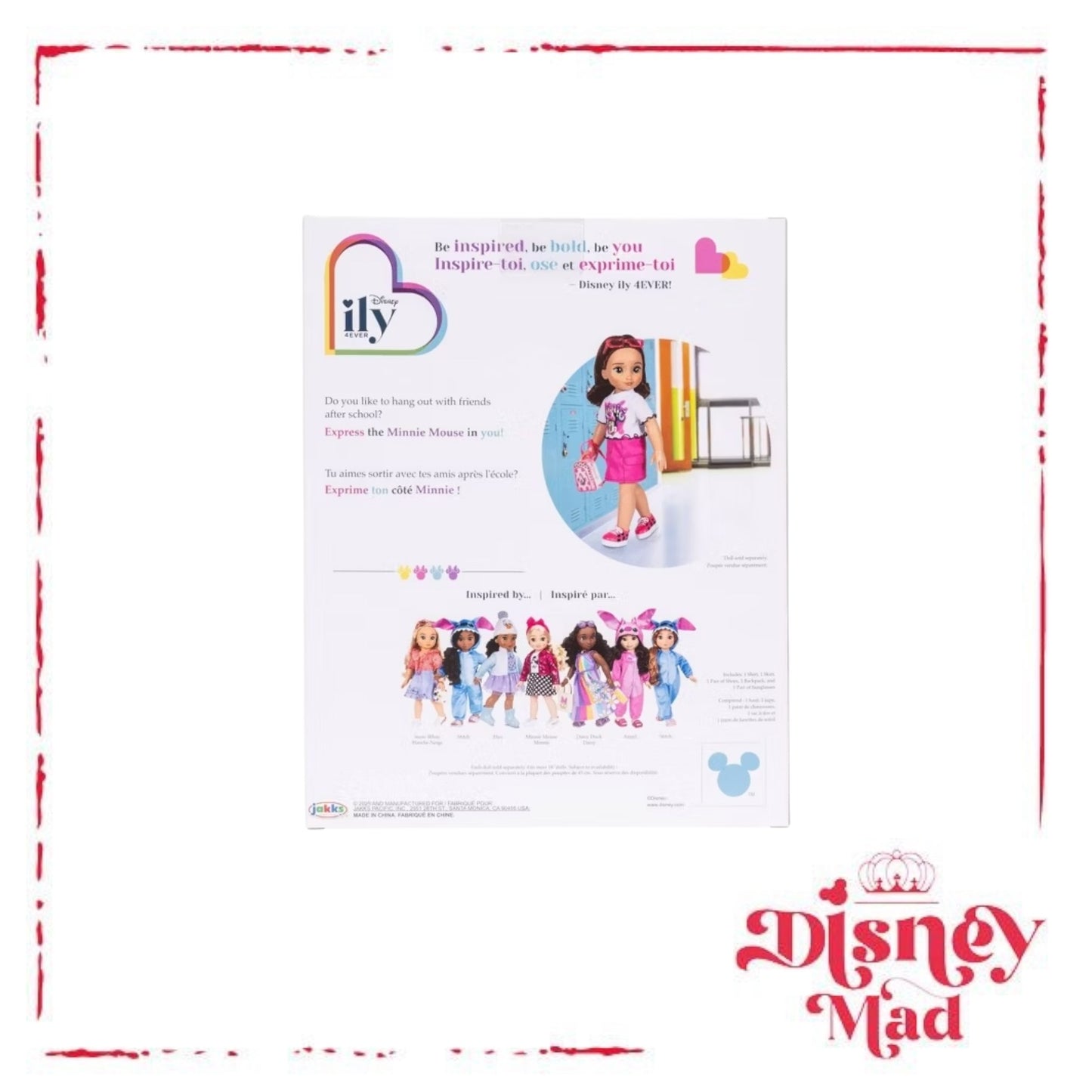 Disney ILY 4EVER Fashion Pack Inspired by Minnie - 18"