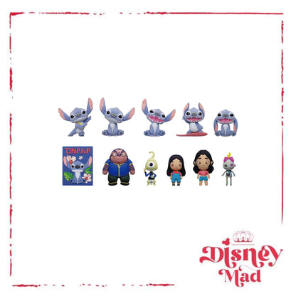 Disney Stitch Collectible Bag Clip - Lilo & Stitch Live-Action Mystery Blind Pack