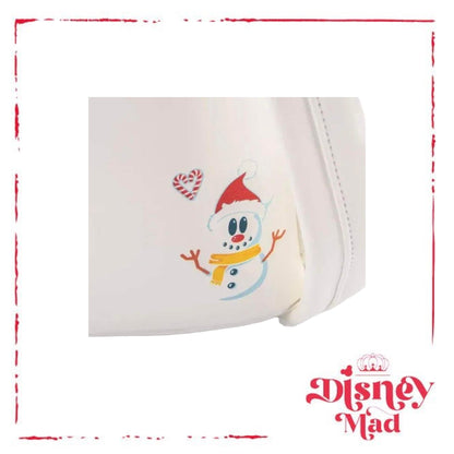 Disney Loungefly Minnie Mouse Snowman Cosplay Mini Backpack