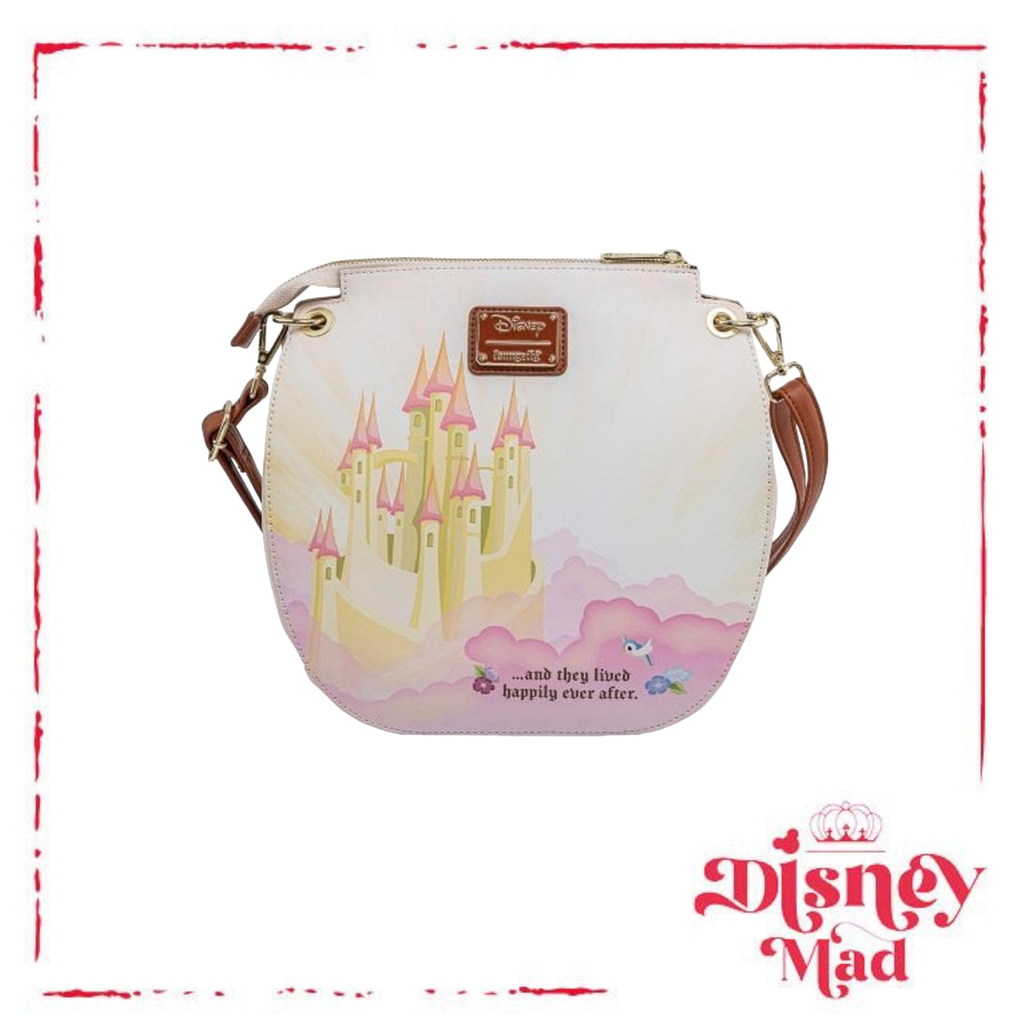 Disney Loungefly Snow White Castle Series Cross Body Bag