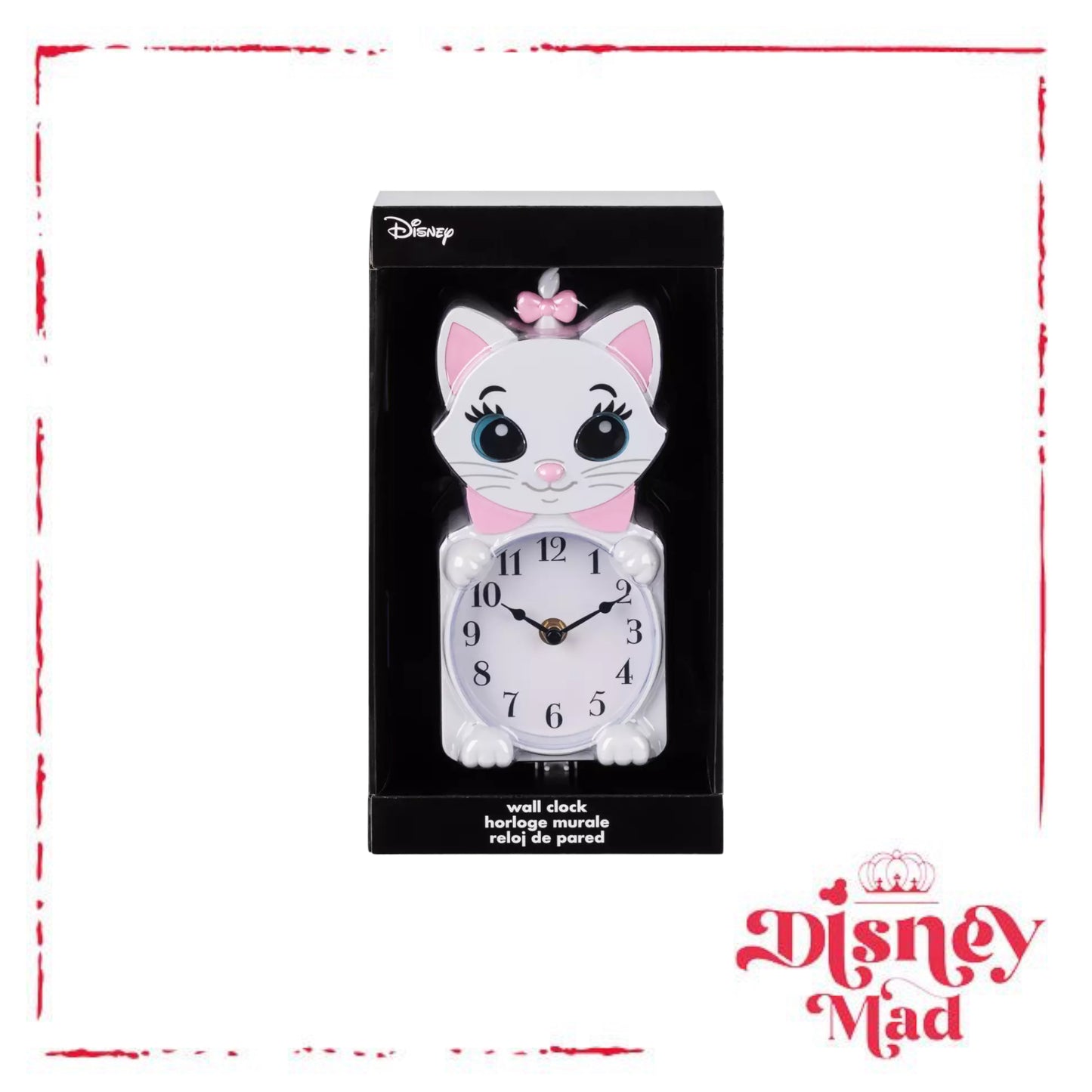 Disney Parks Disney Store Marie Clock, The Aristocats