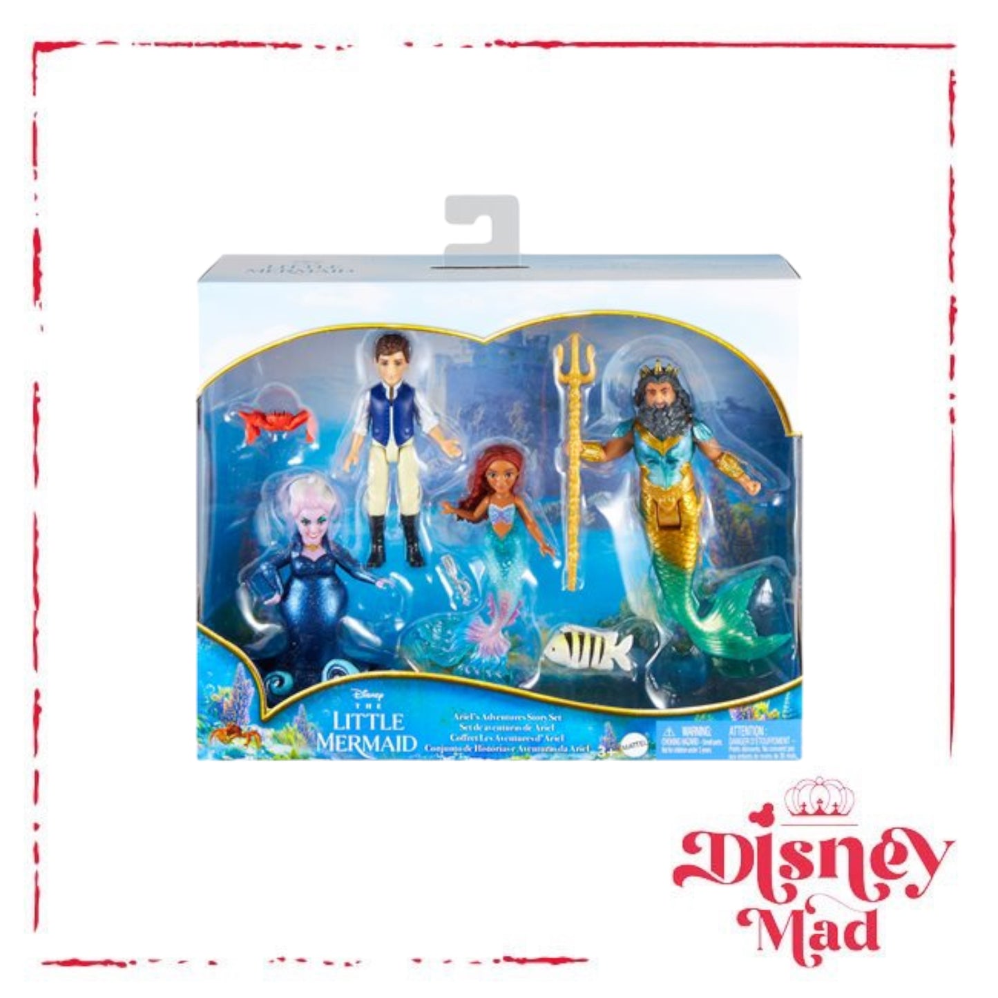 Disney The Little Mermaid Ariel's Adventures Story Set