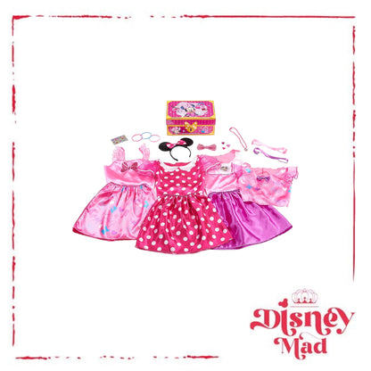 Disney Junior Minnie Mouse Bowdazzling Dress Up Trunk Set, 21 Pieces