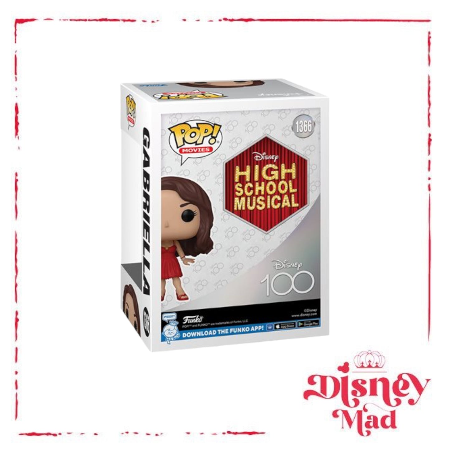 Disney 100 High School Musical Gabriella Funko Pop! Vinyl Figure #1366