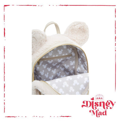 Loungefly Disney Minnie Mouse Faux Fur Mini Backpack