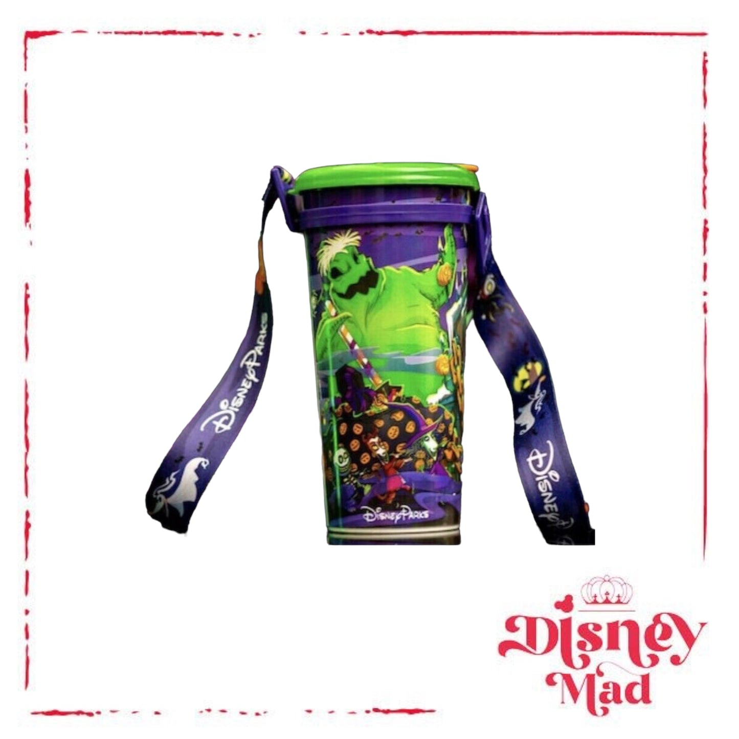 Disney Parks 2023 Disneyland NBC Nightmare Oogie Boogie Halloween Travel Tumbler