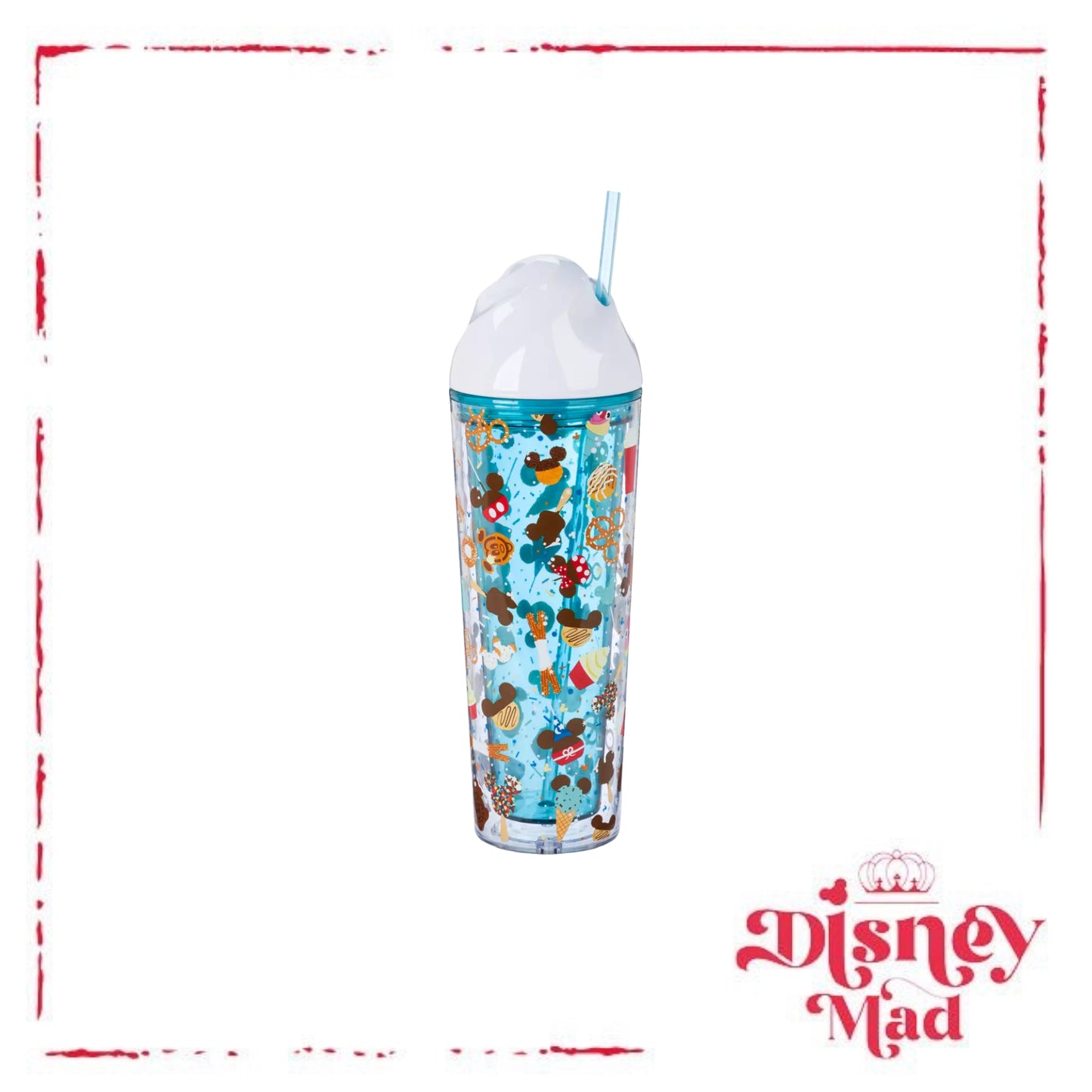 Disney Parks Food Icons Tumbler with Straw