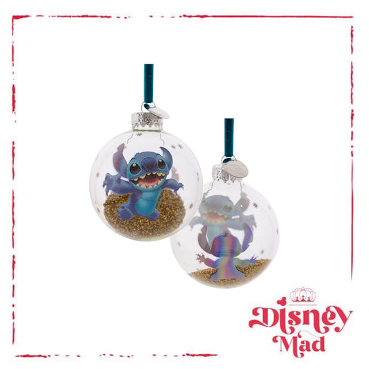 Disney 100 Glass Bauble - Stitch