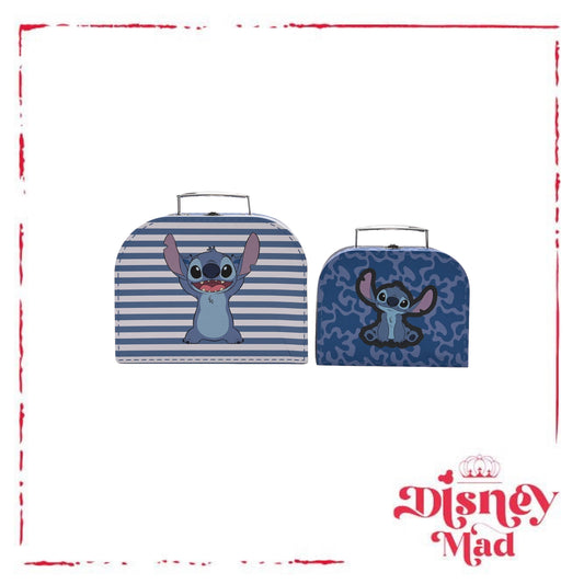 Disney Icon Stitch Set of 2 Suitcase Storage Boxes