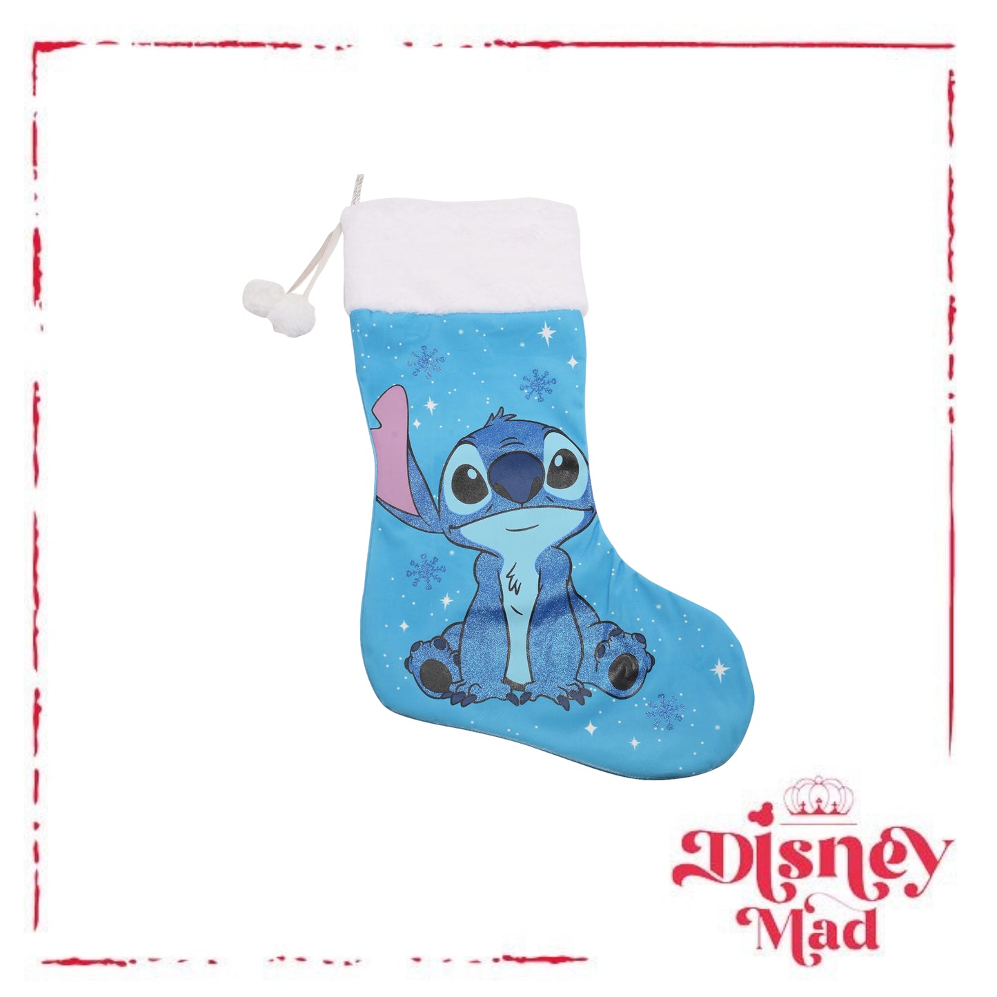 Disney Icon Stitch Christmas Stocking 20"