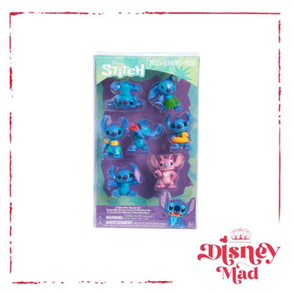 Disney Stitch 7-Piece Collectible Figure Set