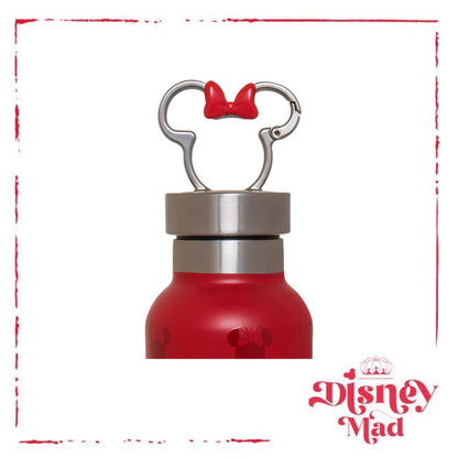 Minnie Mouse Stainless Steel Water Bottle with Clip Disney Parks