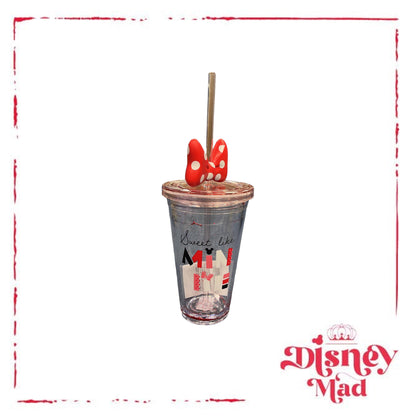 Disney Parks Sweet Like Minnie Mouse 19 oz Tumbler With Straw - Disney Parks