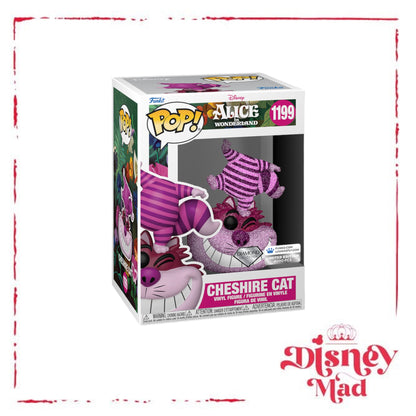 Disney100 Limited Edition Platinum Alice in Wonderland Cheshire Cat Cosplay Pop! & Bag Bundle