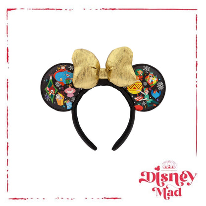 Disney Parks Christmas Minnie Light-Up Ornament Holiday Headband Ears 2023