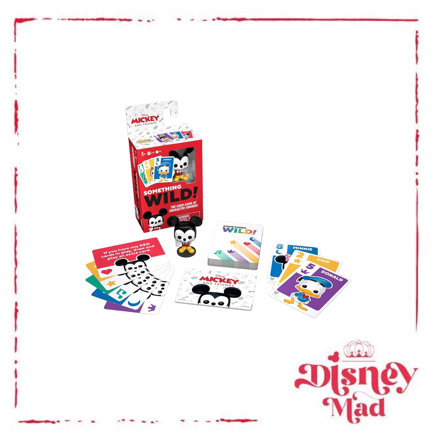 Funko Something Wild Family Card - Mickey & Friends Disney(Includes Collectable Mini POP!)