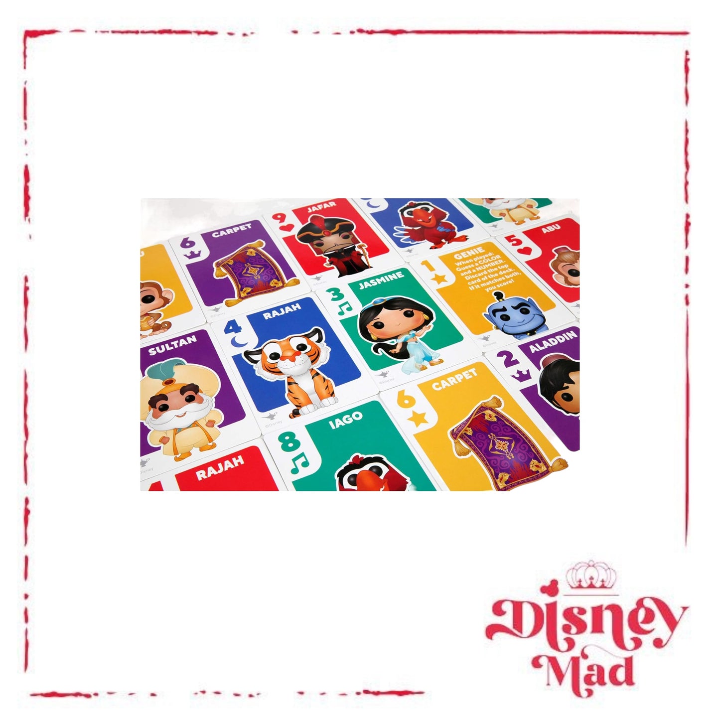 Something Wild Family Card - Aladdin Disney(Includes Collectable Mini POP!)