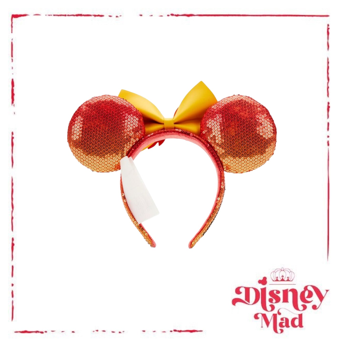 Disney Fall Minnie Mouse Sequin Ombre Ear Headband